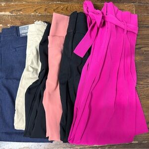 Lot of 6 Women's Pants